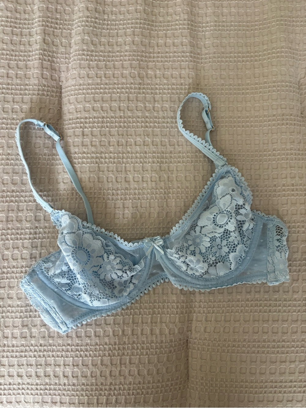 Cotton on BODY Baby Blue Lace Underwire Bra - Women Intimates